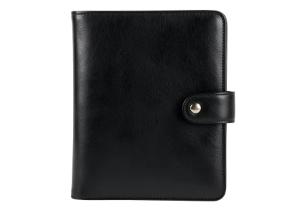 Black Leather Planner