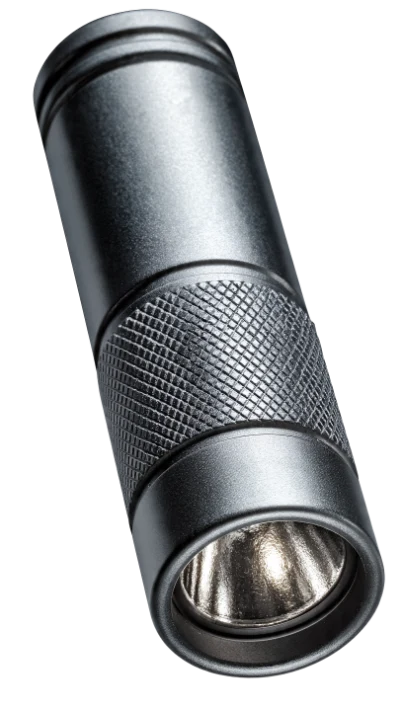 Black Metal Flashlight