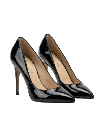 Black Patent Stiletto Heels