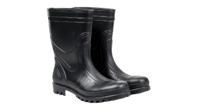 Black Rubber Boots