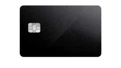 Blank Black Credit Card
