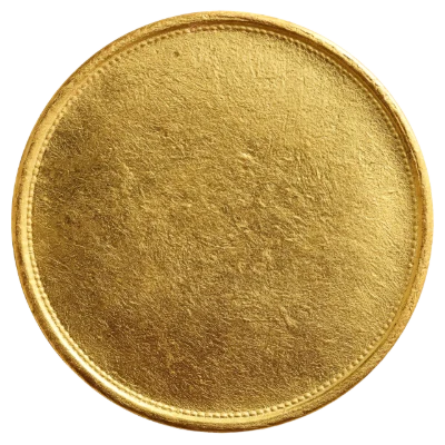 Blank Gold Coin