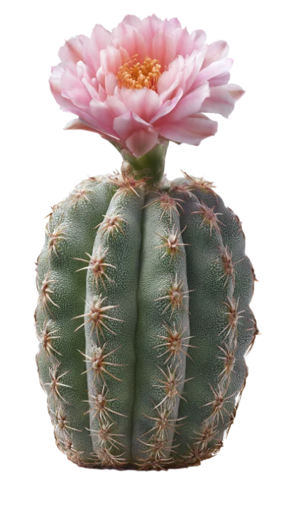 Blooming Cactus With Flower