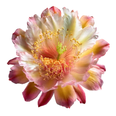 Blooming Epiphyllum Cactus Flower