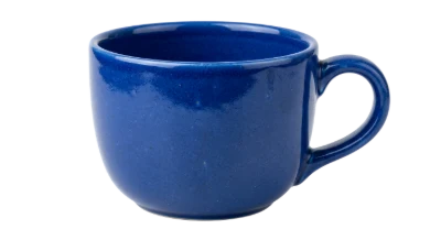 Blue Ceramic Coffee Cup