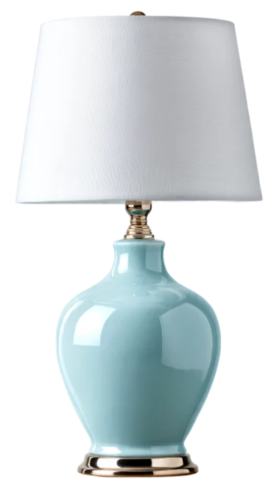 Blue Ceramic Table Lamp