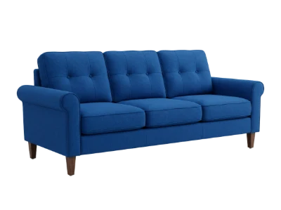Blue Fabric Sofa