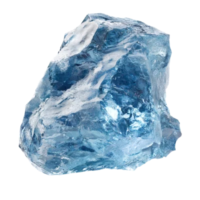 Blue Raw Crystal Gemstone