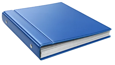 Blue Ring Binder