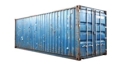 Blue Shipping Container