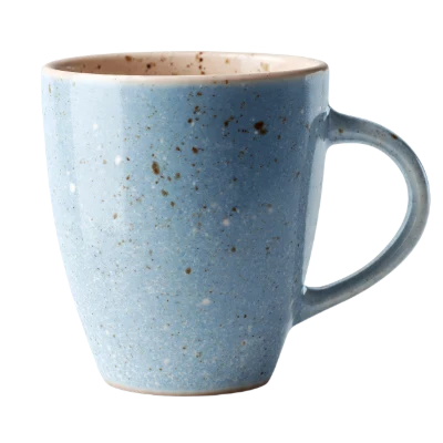 Blue Speckled Ceramic Mug
