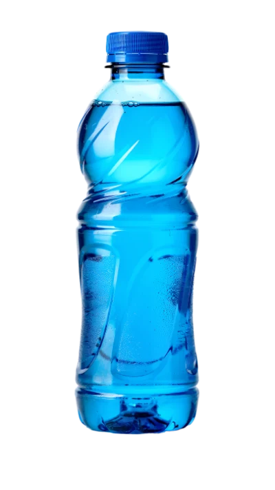 Blue Sports Drink Bottle