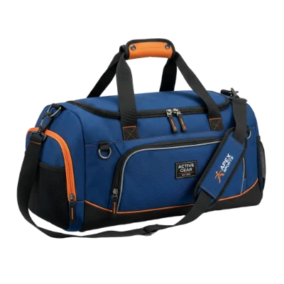 Blue Sports Duffel Bag