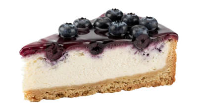 Blueberry Cheesecake Slice