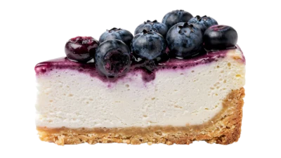 Blueberry Cheesecake Slice