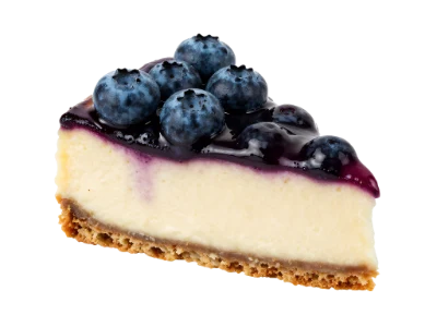 Blueberry Cheesecake Slice