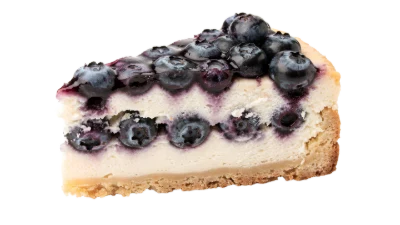 Blueberry Cheesecake Slice