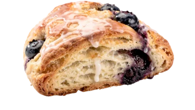 Blueberry Glazed Scone