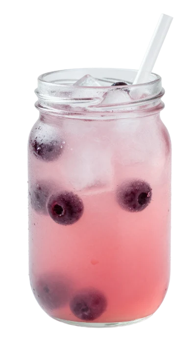 Blueberry Lemonade In Jar