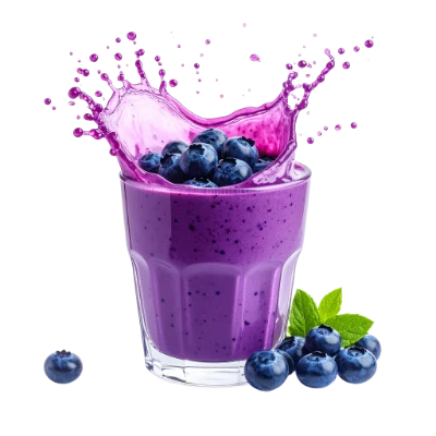 Blueberry Smoothie Splash