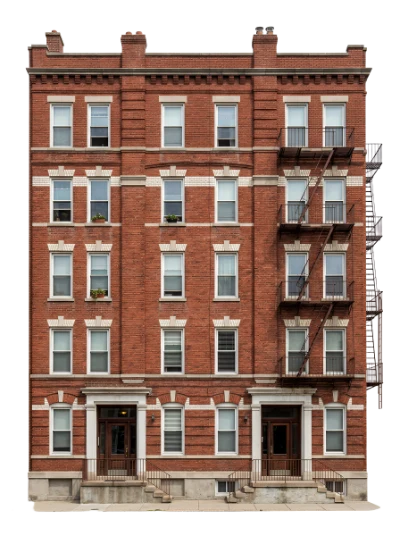 Brick Apartment Building