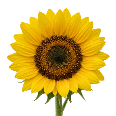 Bright Yellow Sunflower Bloom