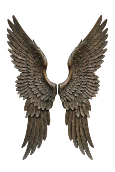 Bronze Angel Wings