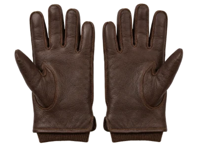 Brown Leather Gloves