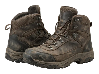 Brown Leather Hiking Boots