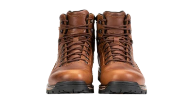 Brown Leather Hiking Boots