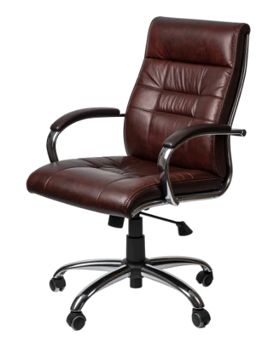 Brown Leather Office Chair