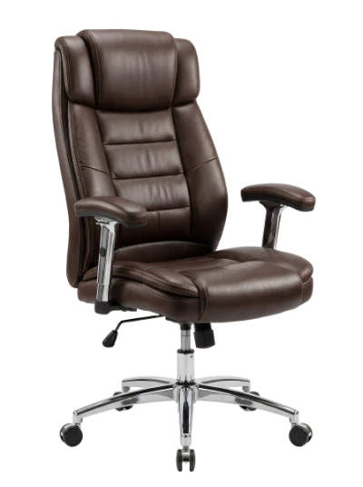 Brown Leather Office Chair