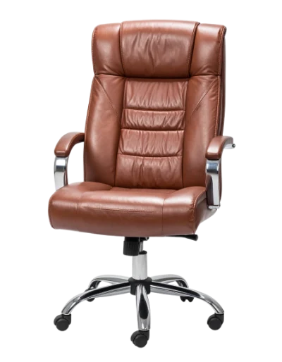 Brown Leather Office Chair