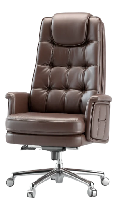 Brown Leather Office Chair