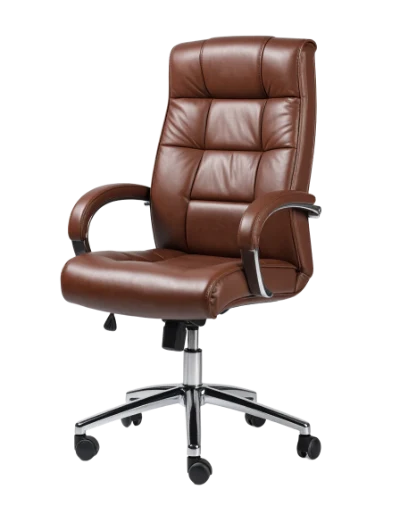 Brown Leather Office Chair