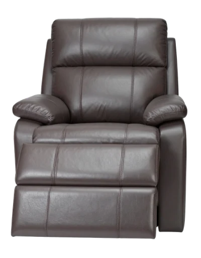 Brown Leather Recliner Chair