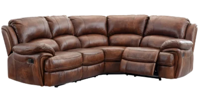 Brown Leather Sectional Sofa