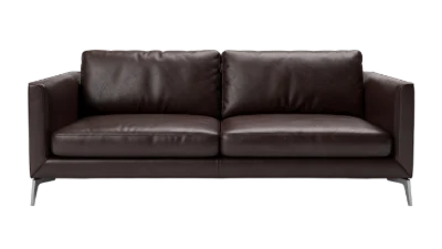 Brown Leather Sofa