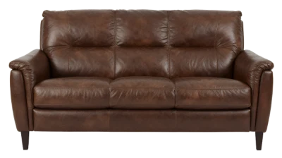 Brown Leather Sofa