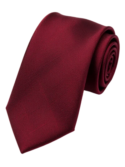 Burgundy Silk Necktie