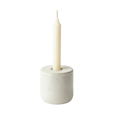 Candle In Concrete Holder