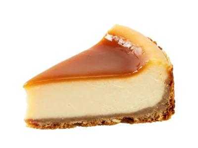 Caramel Cheesecake Slice
