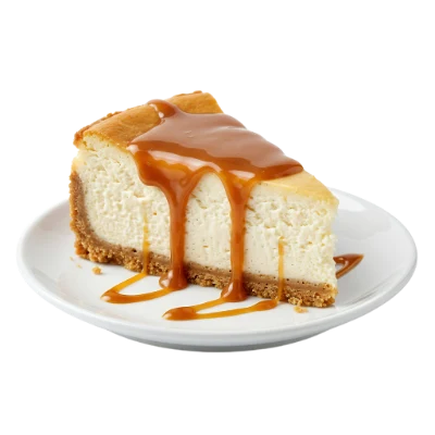 Caramel Cheesecake Slice