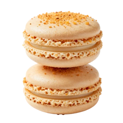 Caramel Macaron Stack