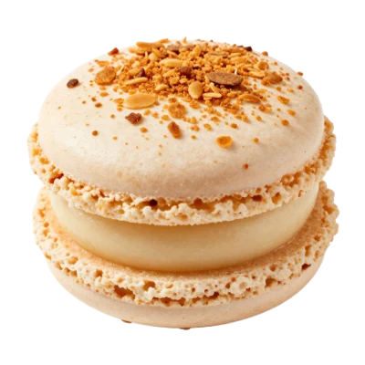 Caramel Nut Macaron