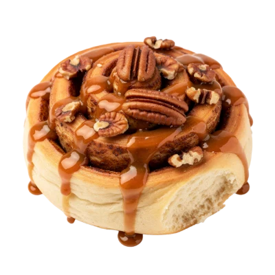 Caramel Pecan Cinnamon Roll