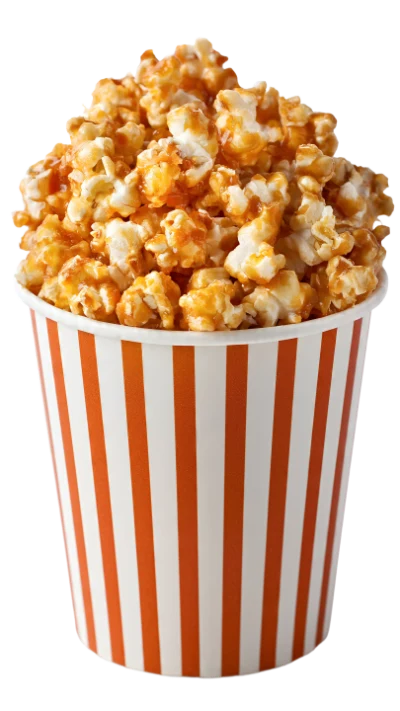 Caramel Popcorn In Bucket