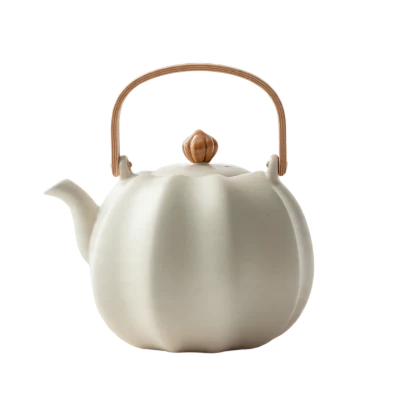 Ceramic Pumpkin Teapot
