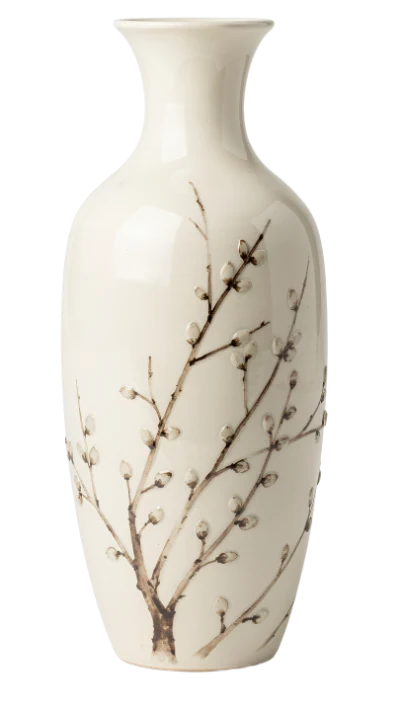 Ceramic Vase With Willow