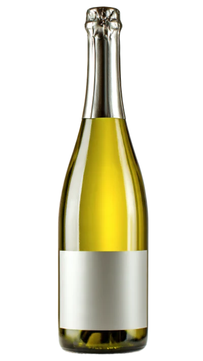 Champagne Bottle With Label